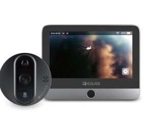 Eques VEIU Mini 2 A27 Digital WIFI Door Viewer – Wireless Surveillance and Doorbell