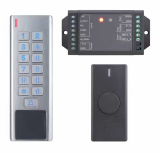 AW8-EM Wireless ID/125khz Card+Metal Keypad Indoor Controller Set