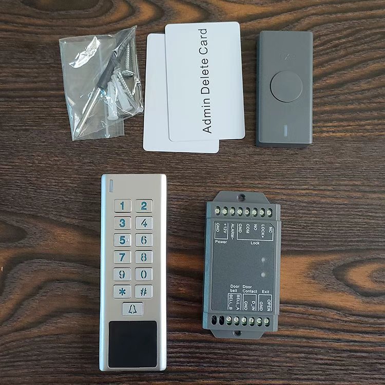 AW8-EM Wireless ID/125khz Card+Metal Keypad Indoor Controller Set - Image 2
