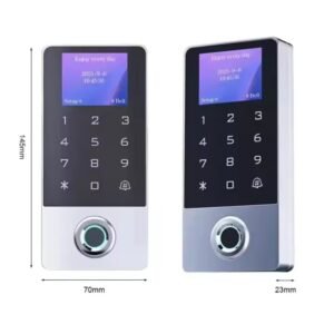 TF3LED-W-Tuya Tuya App OLED Screen Waterproof Fingerprint+125Khz/ID Card+Touch Keypad